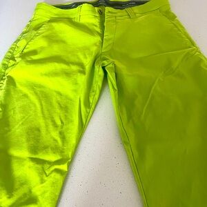 Vibrant Lime Chinos for Men